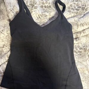 Black lululemon align tank top